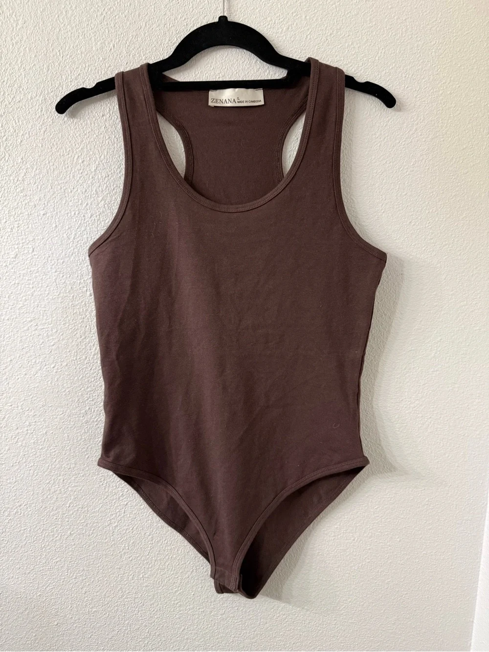 Zenana Racerback Tank Bodysuits Set of 2 | Size Large | NWOT - Picture 3 of 9